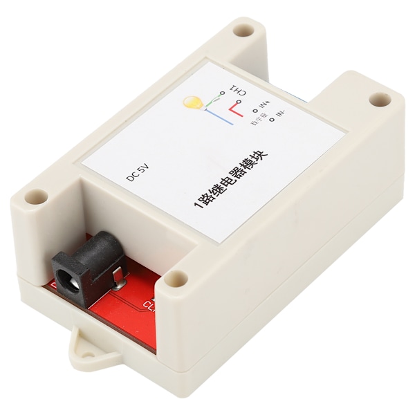ESP8266 1-kanals WiFi-relæmodul DC 5V-24V med kabinet optisk koblingsisolering