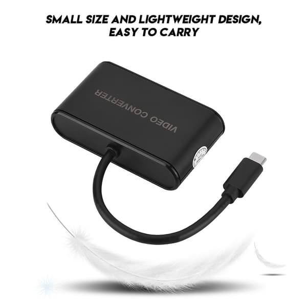 Type C til 4K HDMI USB 3.0 HUB-konverteradapter til Nintendo Switch