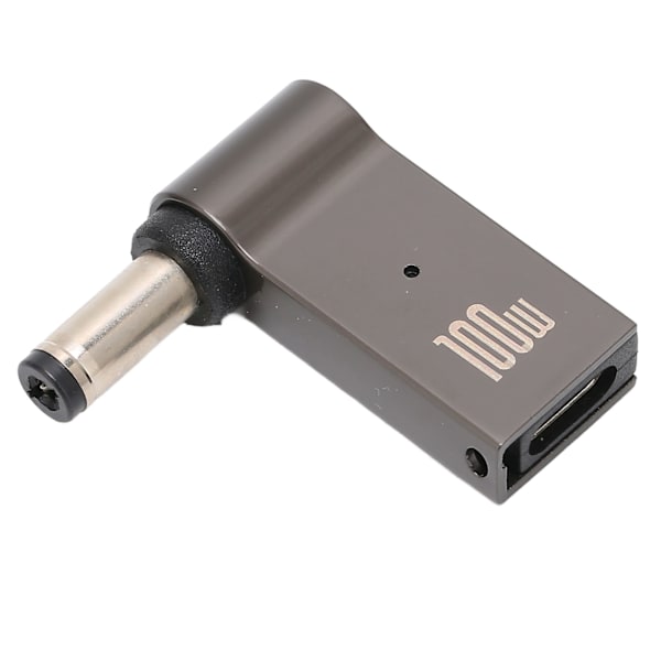 PD 100W Adapter Typ C Hona till Hane Aluminiumlegering Skal Lätt Bärbar Laddningsadapter för Lenovo