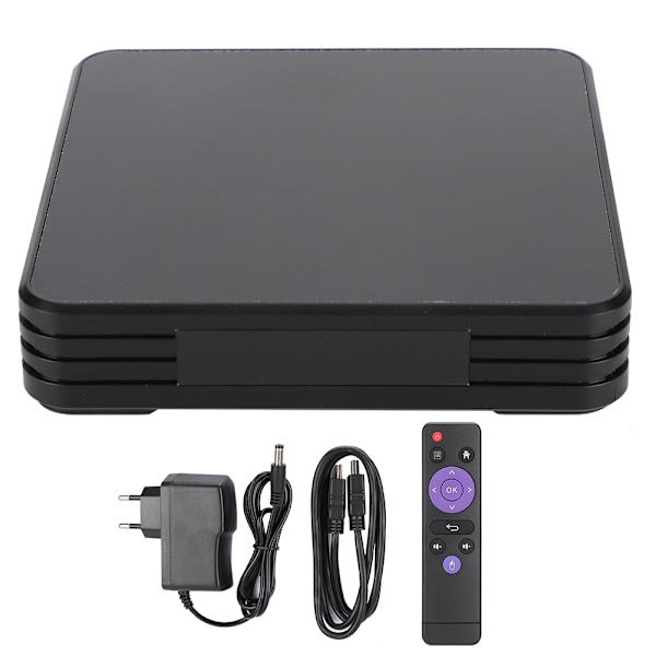 H10 Internet TV-box Stabil 6K Bildkvalitet för Allwinner H6/Android 9.0 System 100–240V (4+32GB )