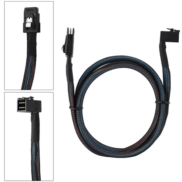 Cabledeconn HD SFF-8643 TIL SFF-8087 Mini SAS Server Dataoverførselskabel 0,8M
