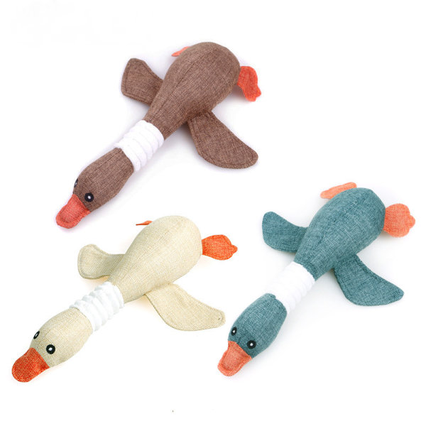 Dog Squeak Toys Wild Goose Sounds Toy Cleaning Teeth Puppy Dogs Chew Supplies Training