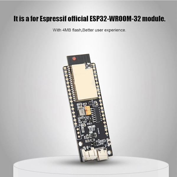 ESP32-WROVER-B Bluetooth & WiFi-modul 4MB Flash Litiumbatteri-gränssnitt 500mA