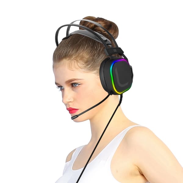 Høj kvalitet 3D Virtual Surround Sound VR Game Headset(USB+3.5)