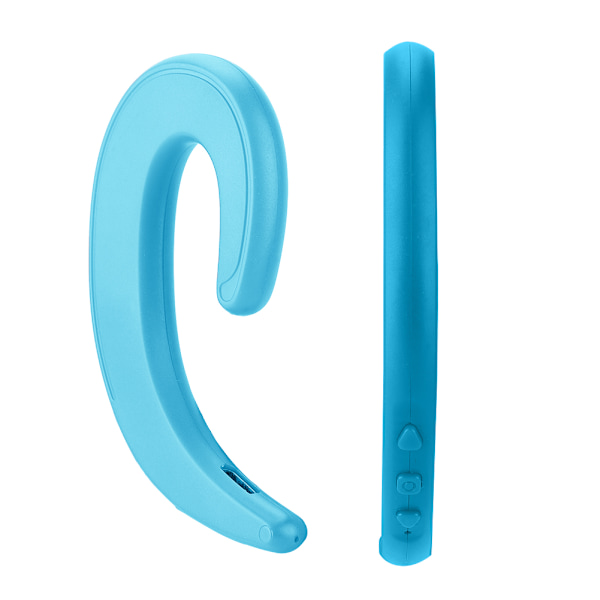 Dual Noise Reduction Ear hook Bone Conduction Bluetooth Headset Trådløs Øretelefon (Blå)
