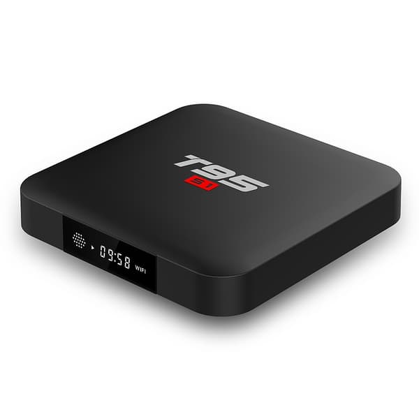 T95S1 S905W Videodekoding 16GB 2.4G WIFI Smart TV-boks for Android 7.1