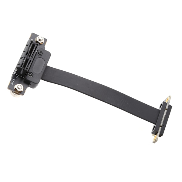 Forlængerkabel PCI‑E 1X Dual 90° Netværksadapter med LED-indikation Magnetisk pude