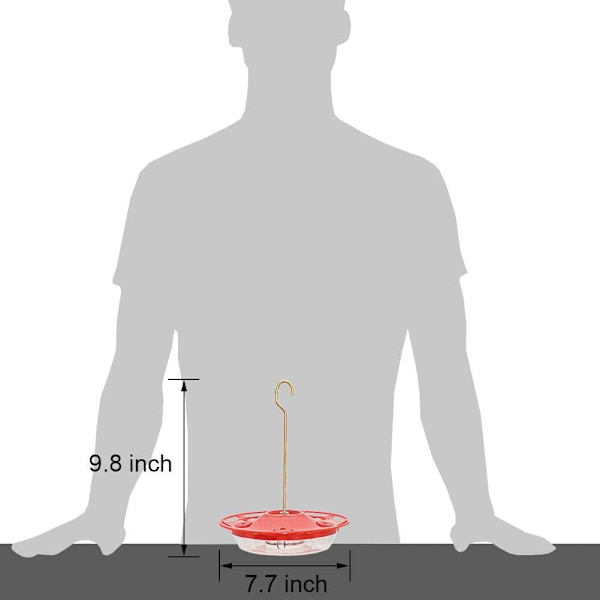 WJ12 oz Hummingbird Feeder (12 oz)