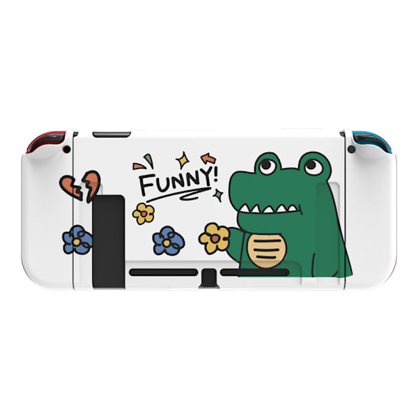 Dockningsbar skyddande väska för Nintendo Switch, söt mjuk TPU slim case cover för NS-konsol och Joy-Con-kontroller