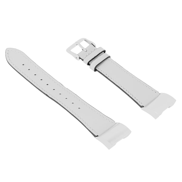 Läderarmband Rem Smart Armband Rem Ersättning för Fitbit Charge 2 (Vit)