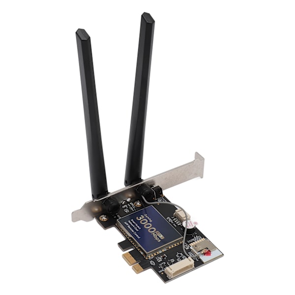 AX3000 WiFi 6 PCIe -kortti 2,4 GHz 5,8 GHz Bluetooth 5.2 OFDMA MU MIMO -tuki Älykäs sovelluksen etäohjaus PCIE langaton verkkokortti