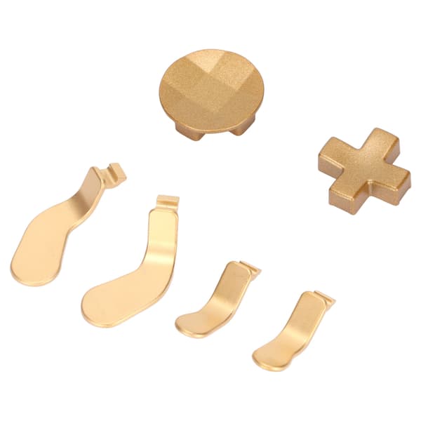 4 stk. Trigger Paddles og 2 utskiftbare D-Pads i rustfritt stål, reservedeler for Xbox One Elite Series 2