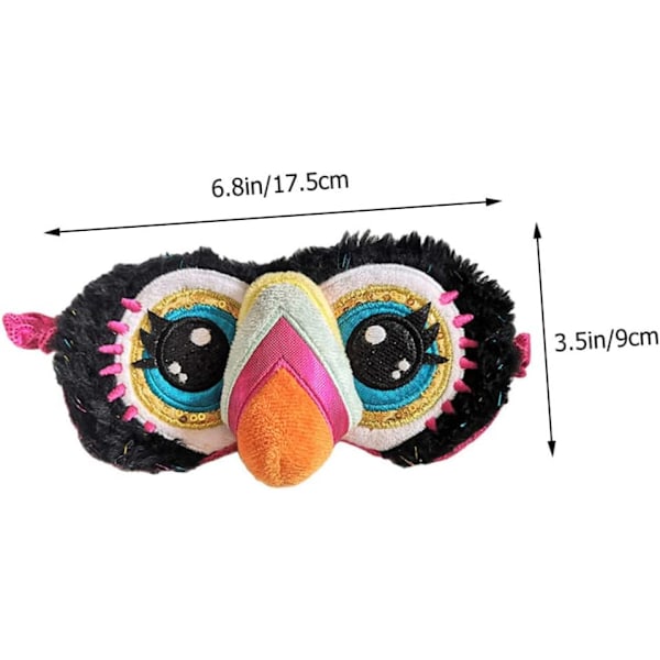 Söt Sovmask för Lätt Ögonmask för Sömn för Resor och Tupplurar Mjuk och Bekväm Design för Hemmakontorsbruk