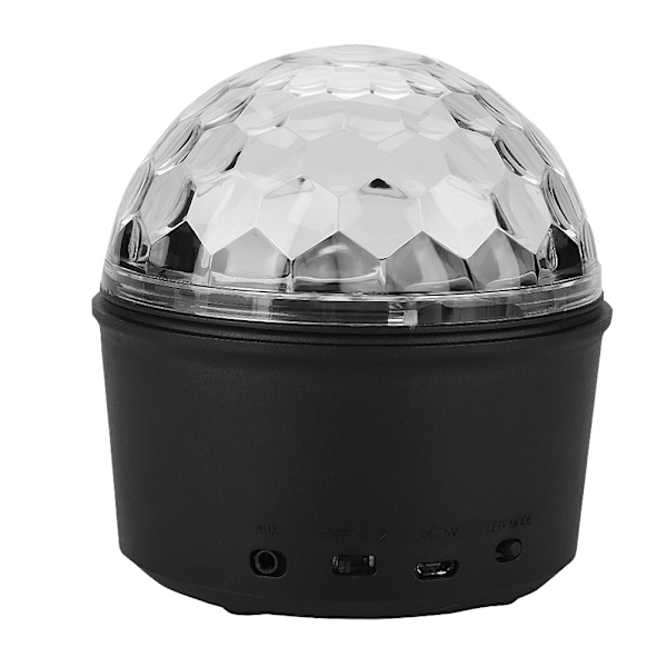 Mini kannettava älykäs langaton Bluetooth-kaiutin värikäs LED-valo stereokaiutin (lataus)