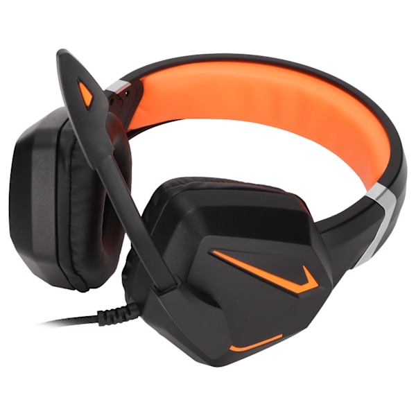 Gaming Headset Surround Sound Memory Foam Pude 3.5mm Kablet Hodetelefon med Mikrofon for Xbox One PC Bærbar PC