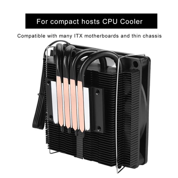 For ID-COOLING IS-40 V3 Lav Støj CPU Køler CPU Fan CPU Køling Til Intel LGA115X & AMD