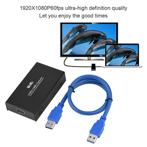 USB 3.0 HD HDMI Capture Card Enhed 1080P Video Lyd Adapter Gratis Drev til Windows/Linux/OS X