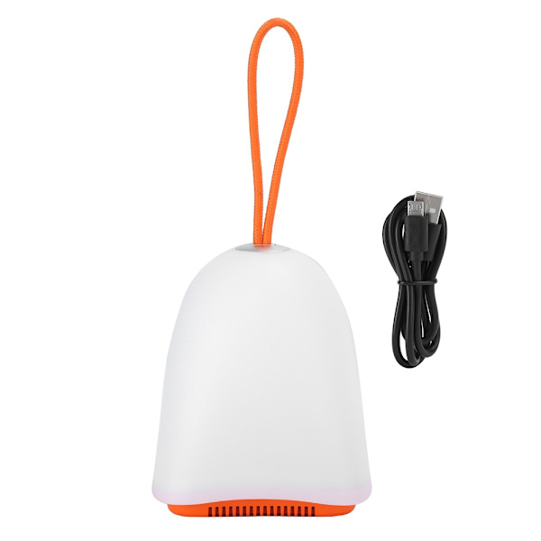 Trådlös Bluetooth-högtalare Lätt touch-kontroll 8 färger LED-nattlampa Smart SpeakerOrange