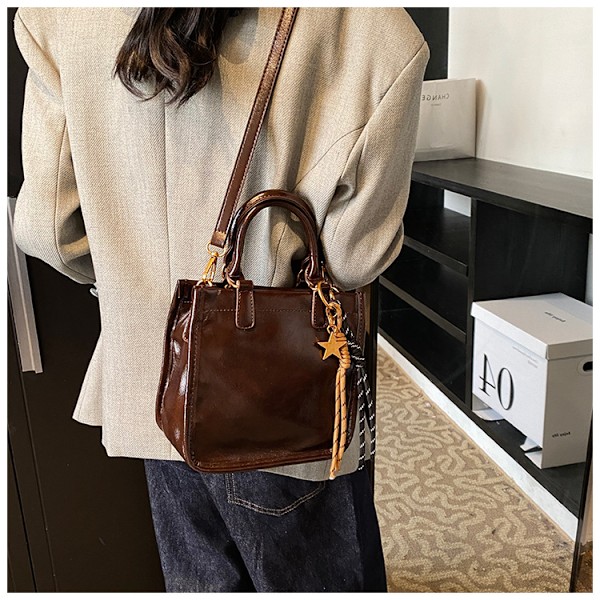 Skuldertaske Crossbody Firkantet Håndtaske Tote Dame Tasker Niche Små Tasker Kvinde Pendler Taske Tote Taske