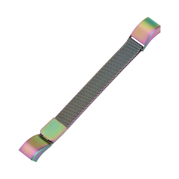 Magnetisk løkkeerstatningsrem Fargerik metallrem for Fitbit alta Rainbow