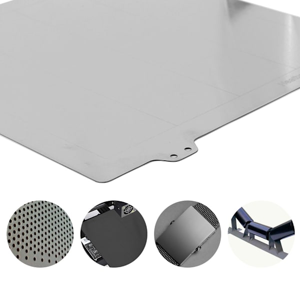 3D-skriver 235*235mm varm seng varmeplate stål byggeplate med håndtak
