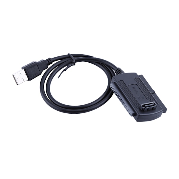 SATA/IDE-hårddiskadapterkabel Strömförsörjning USB 2.0-omvandlare för 2,5/3,5 tums hårddisk