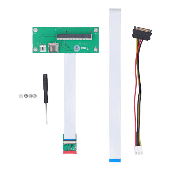 M.2 NGFF Key til PCIe 8X forlængerkabel 2.5Gpbs Nem at installere Plug and Play M.2 Key A E til PCIe 8X Riser-kabel