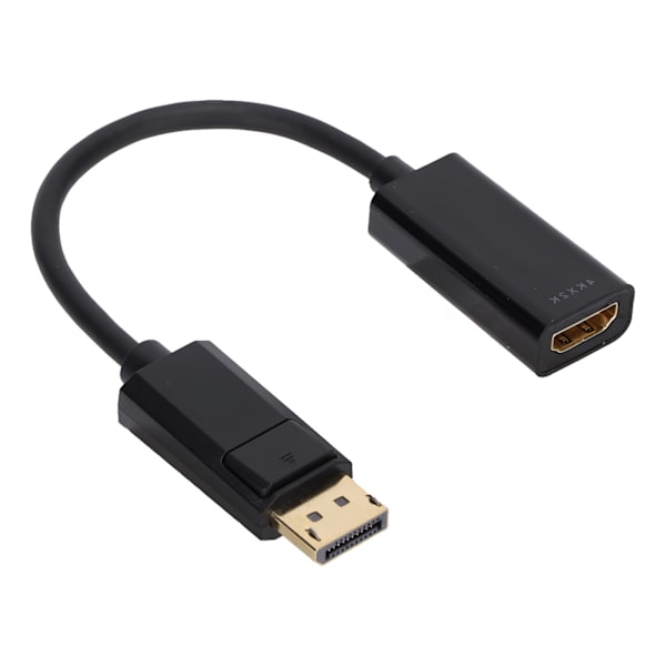 Mindpure Adapterkabel DP till HighDefinition Multimedia Interface 4K Konverterkabel för Dator Laptop Monitor TV