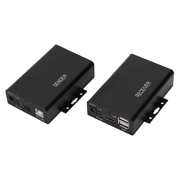 HD Multimedia Interface Extender 196 Fod Lang Afstand Nem at Installere Netværks Extender UK Stik