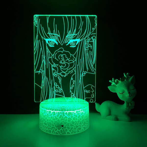 Anime 3D Lampe Code Geass for Soveromsdekor Nattelys Bursdagsgave Manga Code Geass Led Nattelys Sengelampe