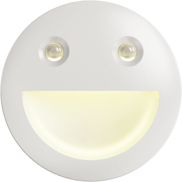 Smiley Smart Natlampe - Lyssensor + PIR Bevægelsessensor. Natlampe til børn med magnetisk krop, en ny hjemmets must-have! Bærbar natlampe