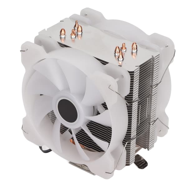 CPU-køler RGB Hurtig Effektiv Køleventilator Computer Varmeafledning Udstyr til Intel til AMDDual Fan