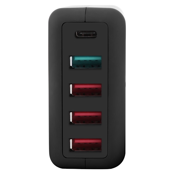 Multiport 4 USB-grensesnitt QC 3.0 USB-veggladerstasjon Strømadapter