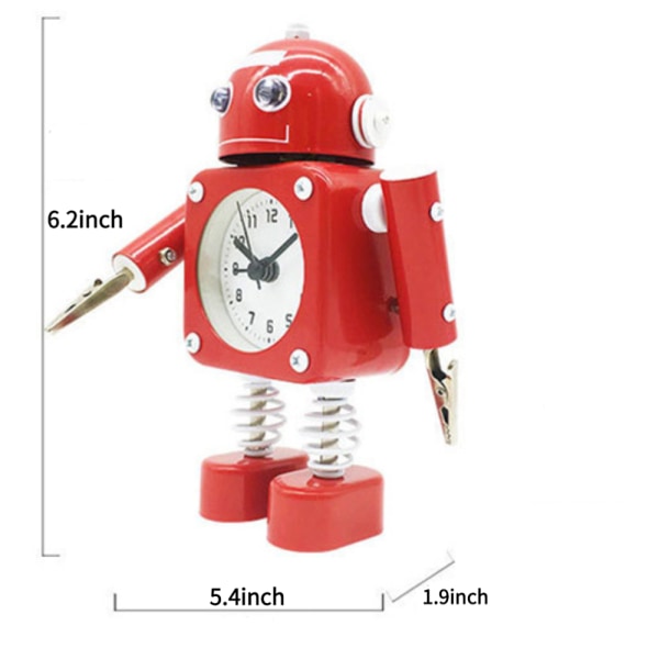 SAYTAY Sovrum Väckarklocka, Robot Väckarklocka, Student Heminredning Skrivbordsur