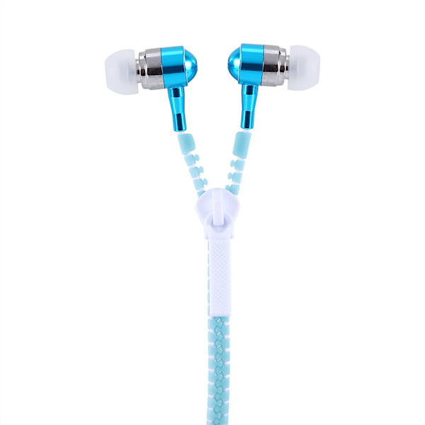 Glow In The Dark Hodetelefoner Lysende Glidelås In-Ear Headset Øretelefon Ørepropp JS