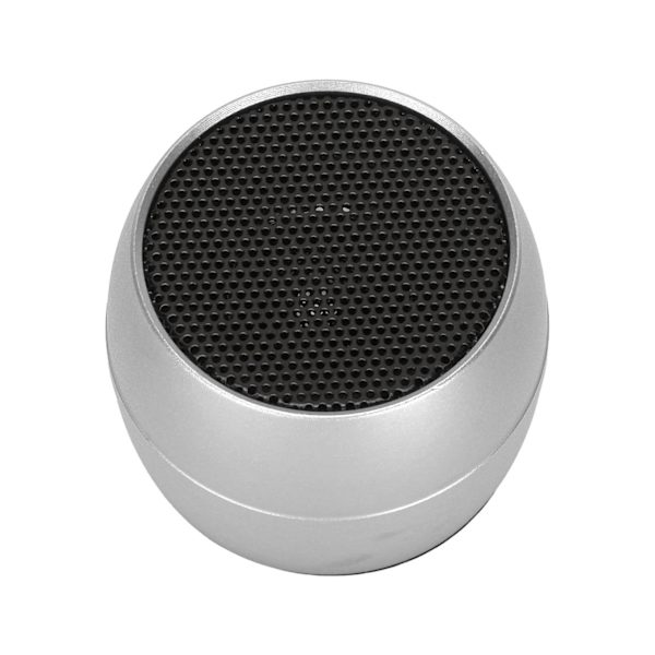 Mini Bluetooth-høyttaler IP67 Vanntett USB-lading Innebygd mikrofon Bærbar trådløs høyttaler for dusjrom Bil Sølv