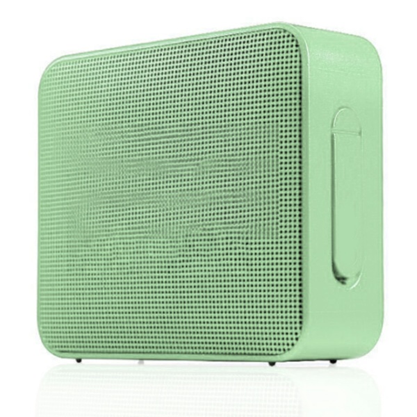 Trådlös Bluetooth-högtalare HiFi Stereo Bass Multifunktionell Mini Bärbar Trådlös Högtalare för Utomhusresor Hemma Mintgrön