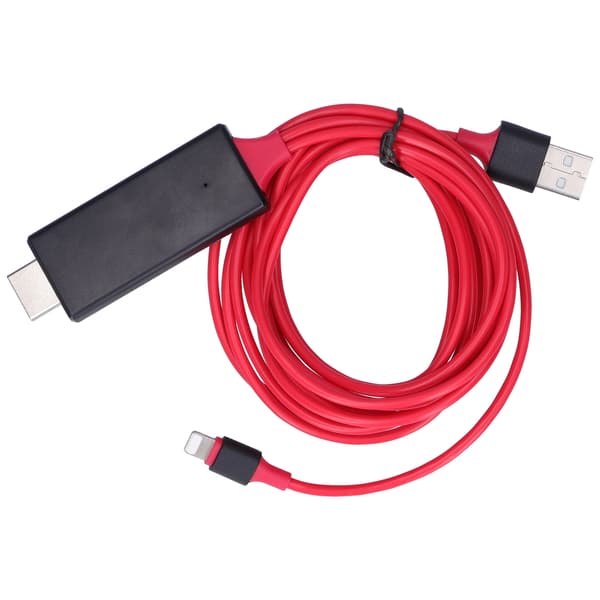 Til Iphone til HD Multimedia Interface Adapter Kabel Telefon til TV Videokonverter Kabel 1080P