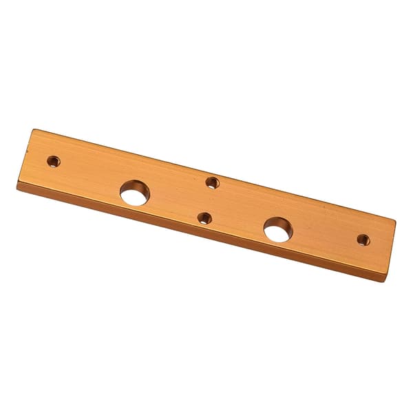 Ekstruder Aluminium Dobbelt Dyse Hals Fast Blok til Makerbot MK8 3D Printer