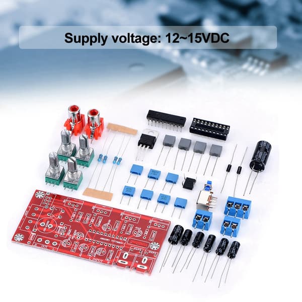 DIY Kits LM1036 DC Tone Board med Preamp til Bas & Diskant Justering