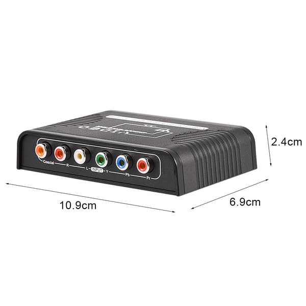1080P Farvekomponent YPbPr til HDMI til PS3/ PS4/XBOX Konverteradapter