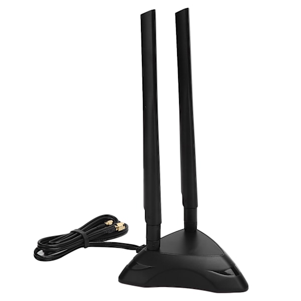 WiFi-antenn Dubbelband 2,4 GHz 5 GHz 6DBI med 1,2 meter kabel för trådlös router nätverkskort