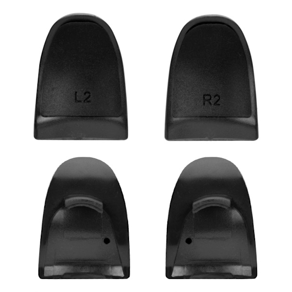 L2 R2 Udvidede Greb Soft Touch Controller Extenders Knapper Udvidelse Trigger til PS4(Sort)