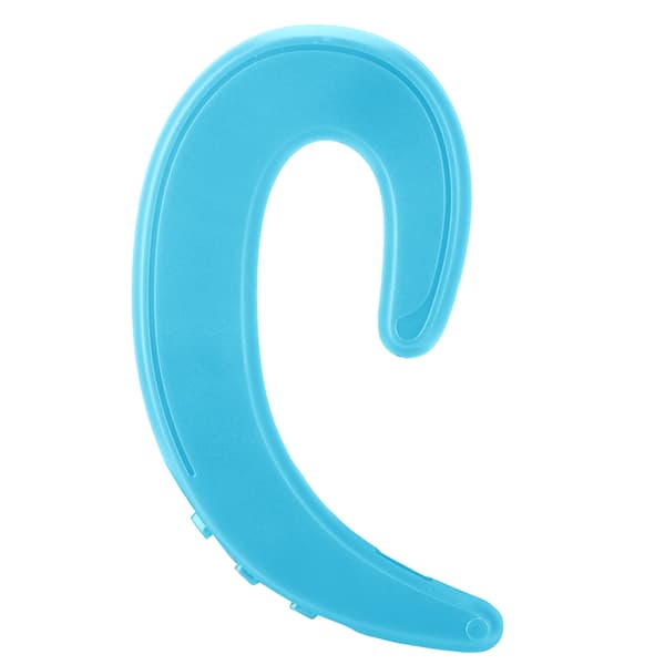 Dual Noise Reduction Ear hook Bone Conduction Bluetooth Headset Trådløs Øretelefon (Blå)