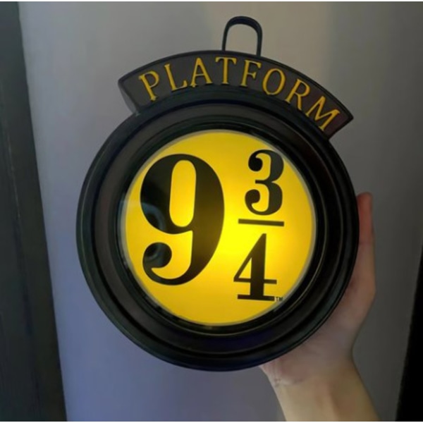 Vintage Metal Væglampe Gave, Harry Potter Hængende 9 3/4 Natlys