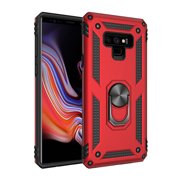 Samsung Galaxy Note 9 -puhelimen kotelo, sotilasluokan iskunkestävä suojakotelo, 15 jalan pudotustestisuojakotelo, magneettisella tuella ja ajoneuvolla
