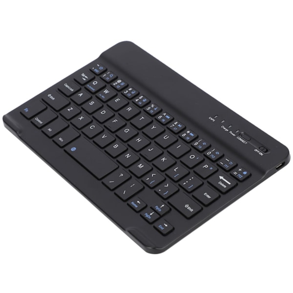 Smal och lätt trådlöst Bluetooth-tangentbord för Android IOS WIN Svart