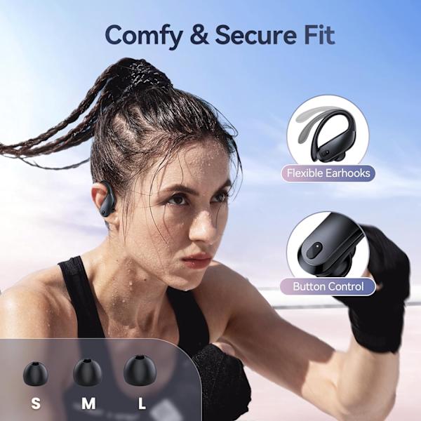 Bluetooth-kuulokkeet Langattomat nappikuulokkeet Korvan yli ...