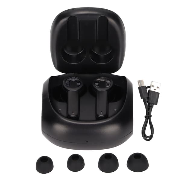 ES06 Dobbelt Øre Bluetooth Earbuds ANC+ENC Støjreduktion Trådløs Bluetooth Headset Vandtæt Touch Headset