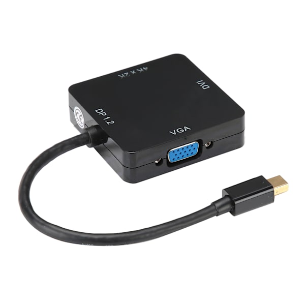 3-i-1-adapter Mini DP till HDMI/VGA/DVI-kabel med hög upplösning och anti-interferens